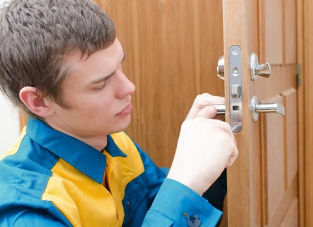 An employee at A1 Locksmith Services